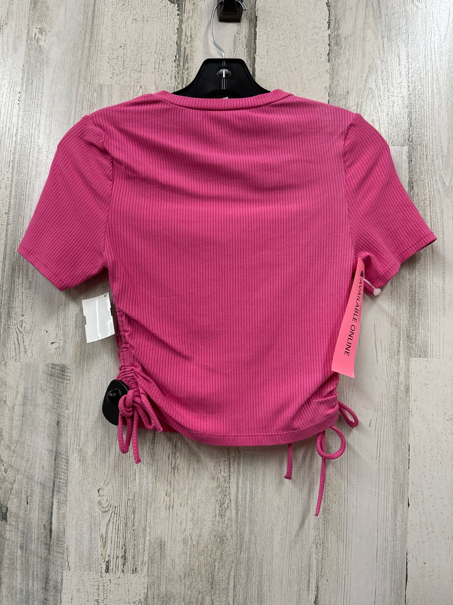 Pink Top Short Sleeve Love Tree, Size S