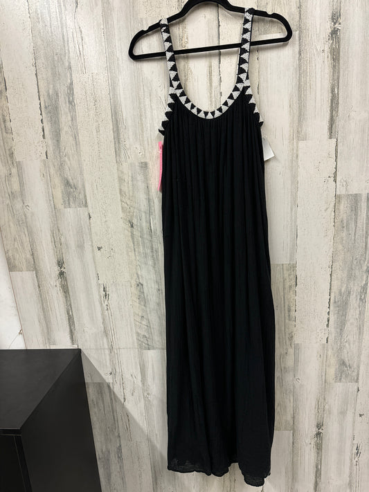 Black Dress Casual Maxi Zara, Size Xs