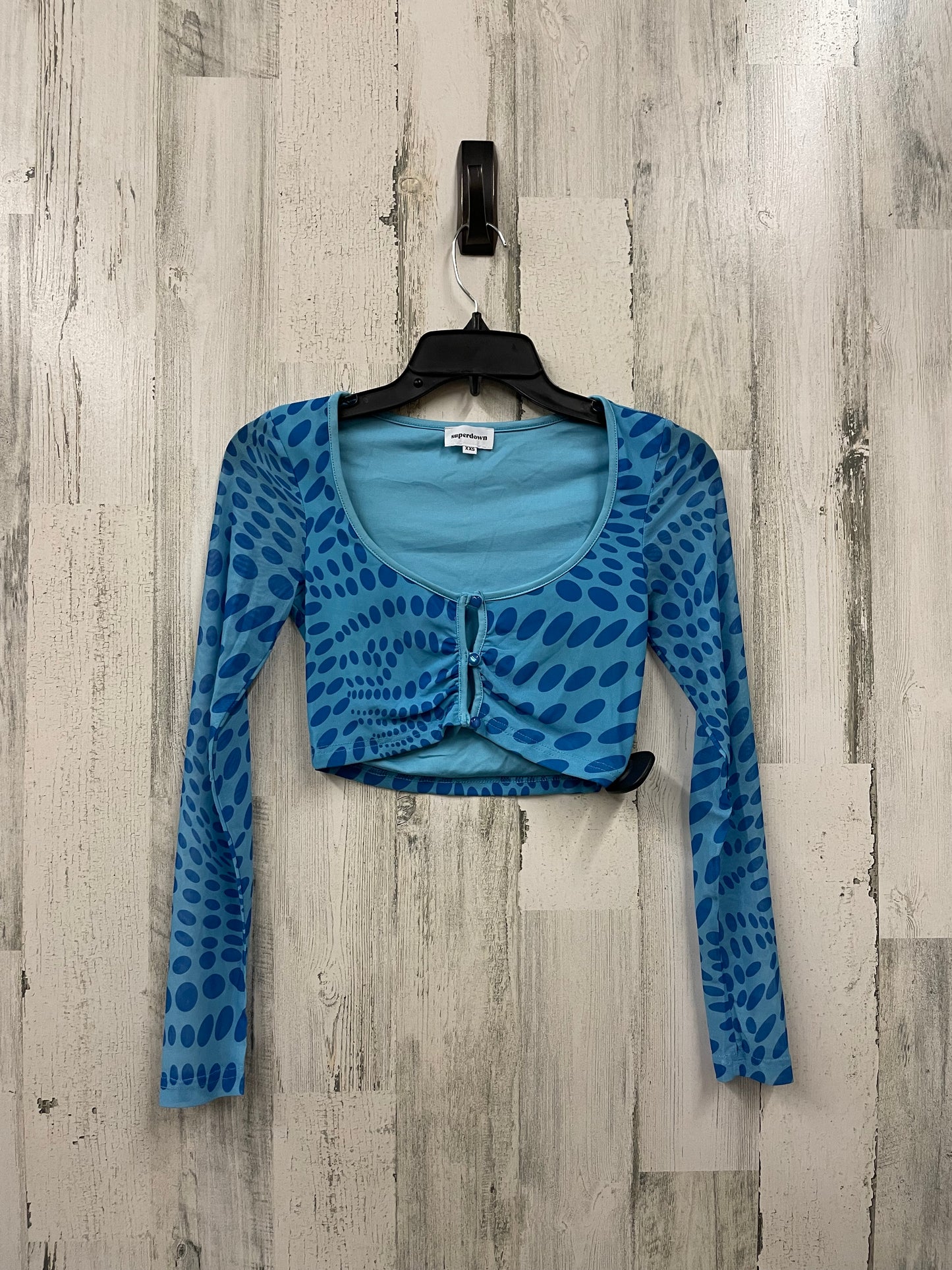 Top Long Sleeve By Clothes Mentor In Blue, Size: Xs