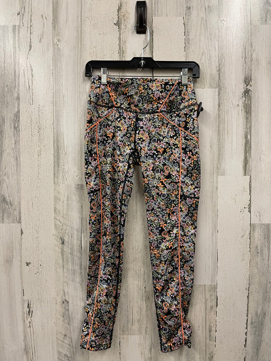 Athletic Leggings By Free People In Floral Print, Size: S