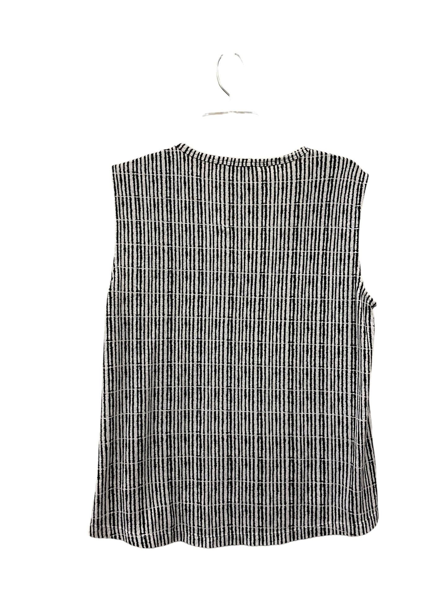 Top Sleeveless By Athleta In Striped Pattern, Size: M