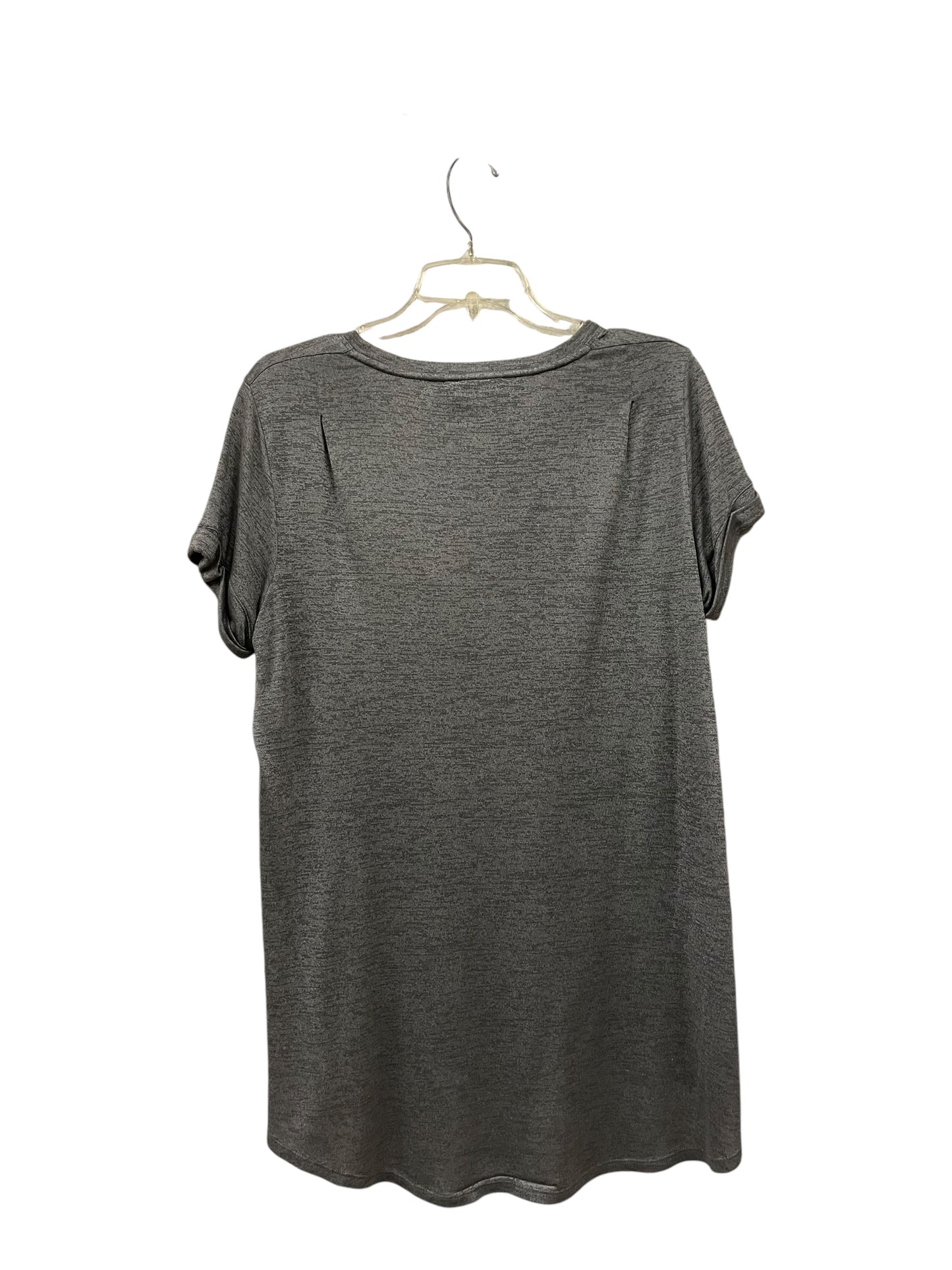 Top Short Sleeve By Vince In Grey, Size: S