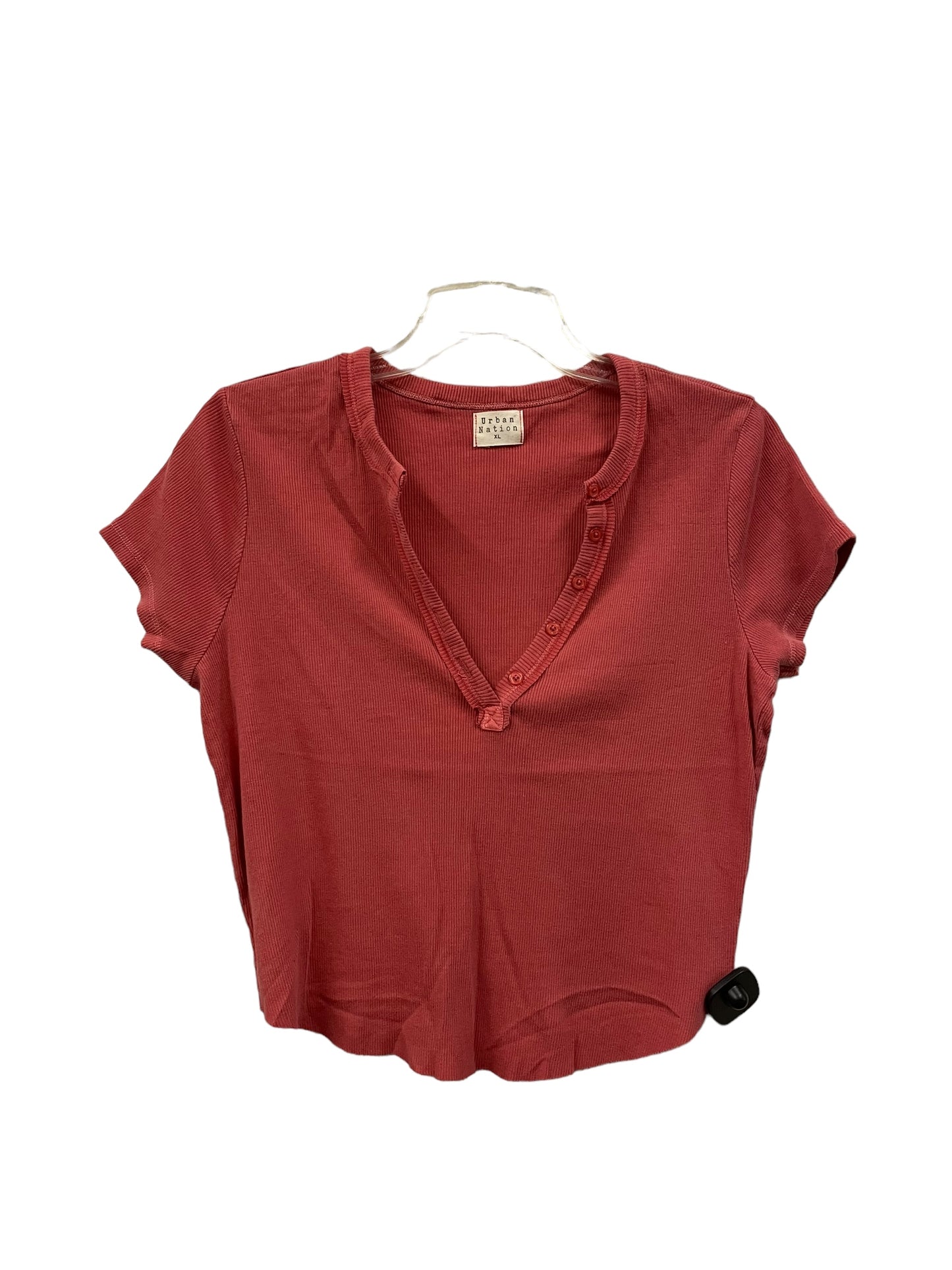 Top Short Sleeve By Clothes Mentor In Red, Size: Xl