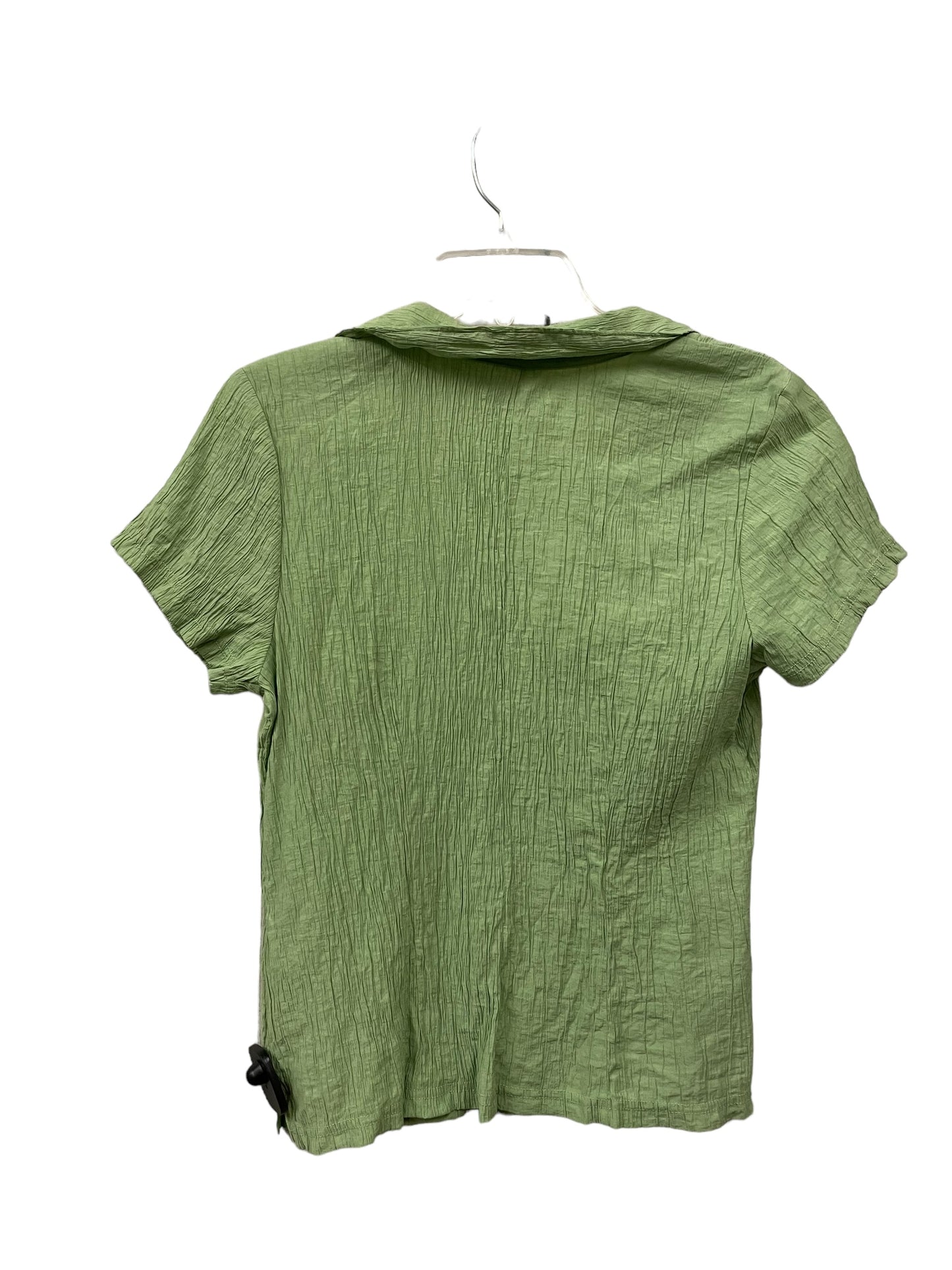 Top Short Sleeve By Madewell In Green, Size: L