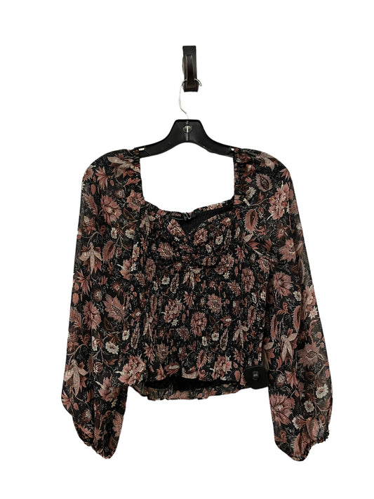 Top Long Sleeve By Madewell In Black, Size: M