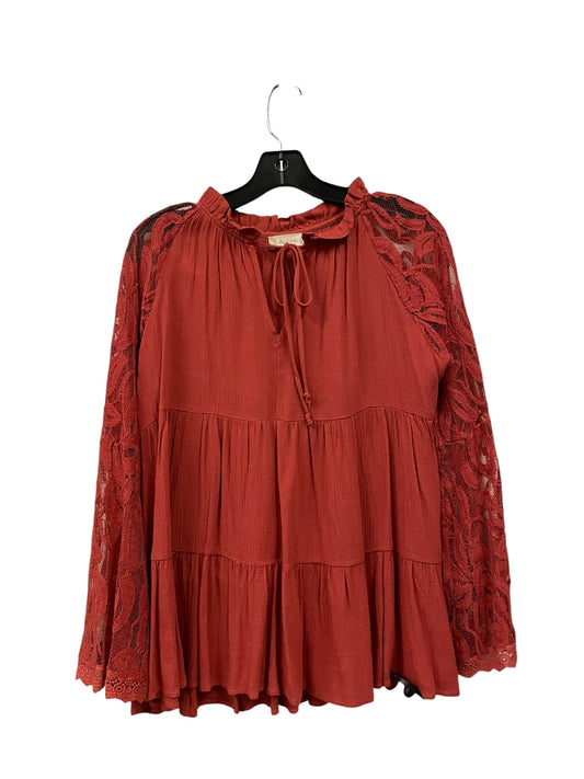 Top Long Sleeve By Altard State In Red, Size: M