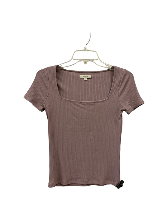 Top Short Sleeve By Madewell In Pink, Size: Xs