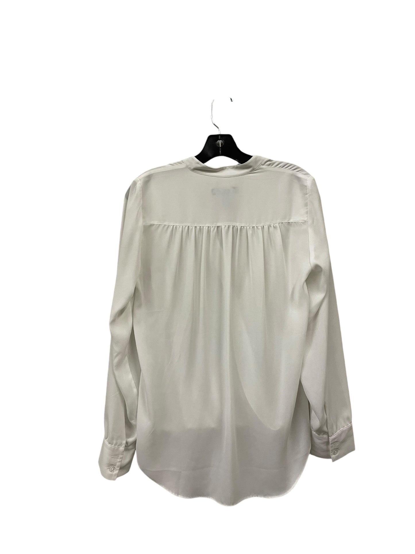 Top Long Sleeve By International Concepts In White, Size: M