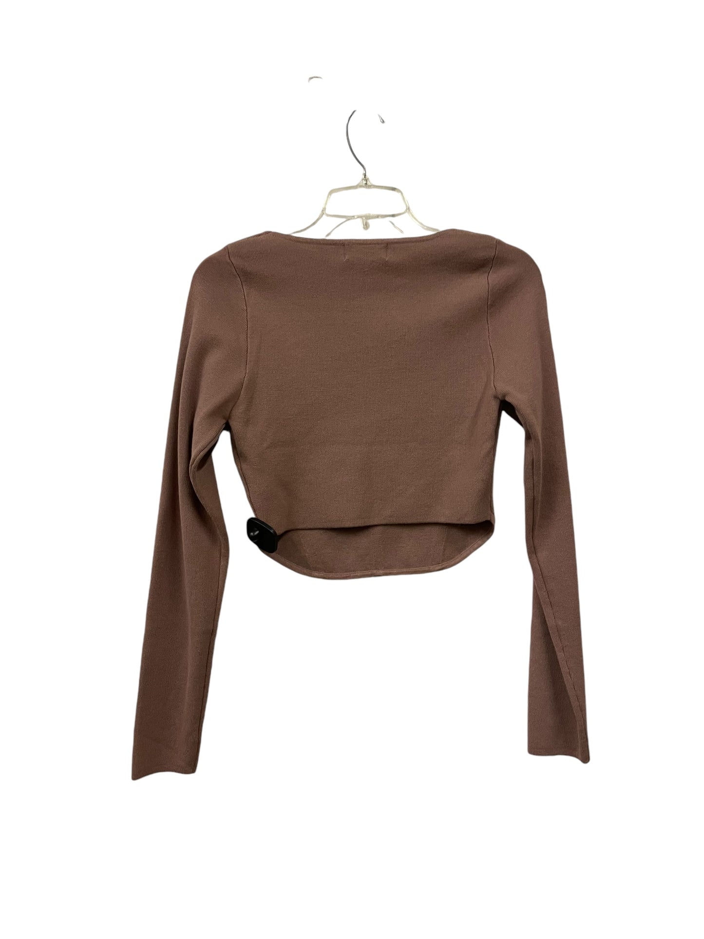 Top Long Sleeve By Altard State In Brown, Size: M