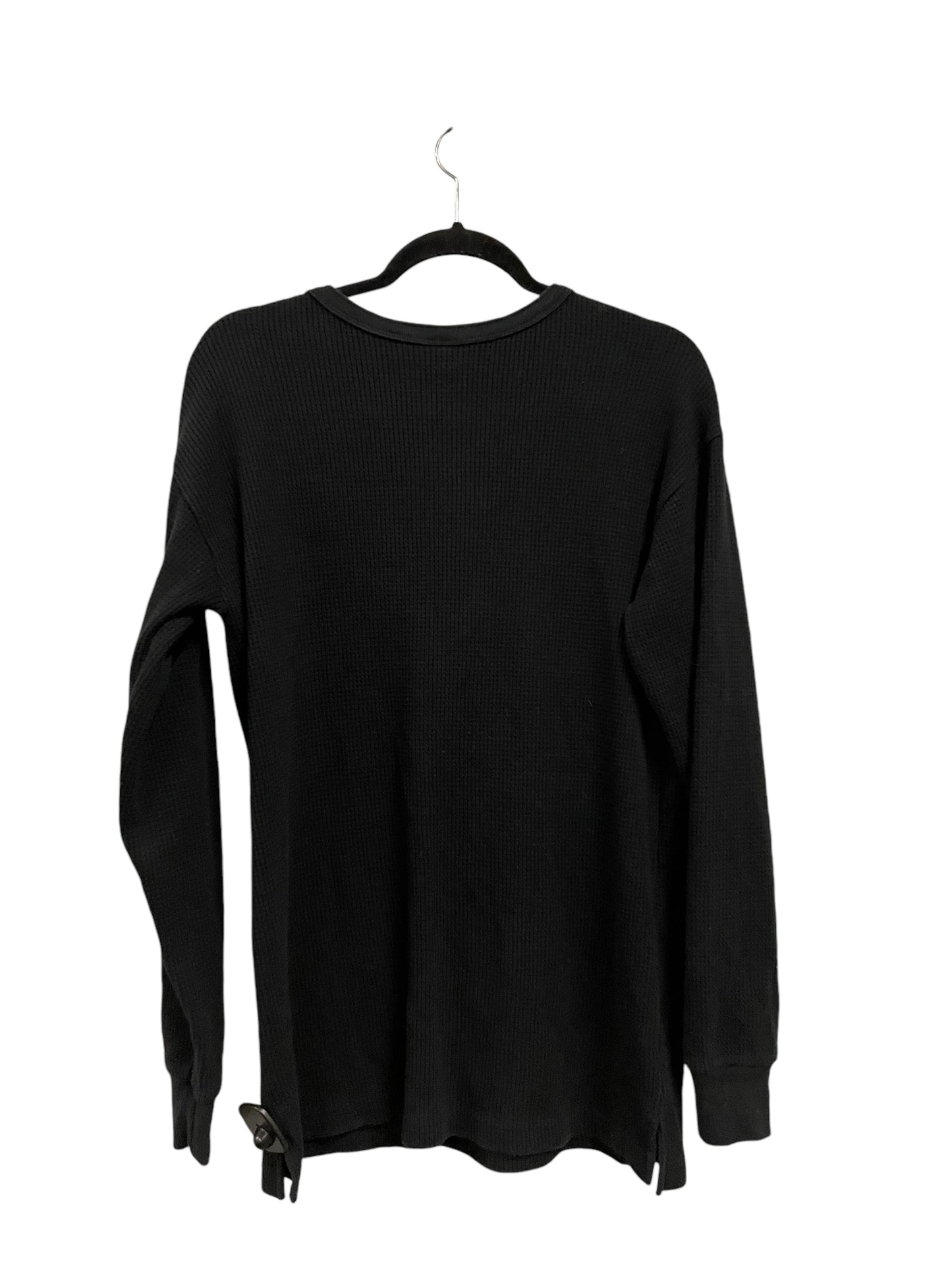 Top Long Sleeve By Pink In Black, Size: Xs