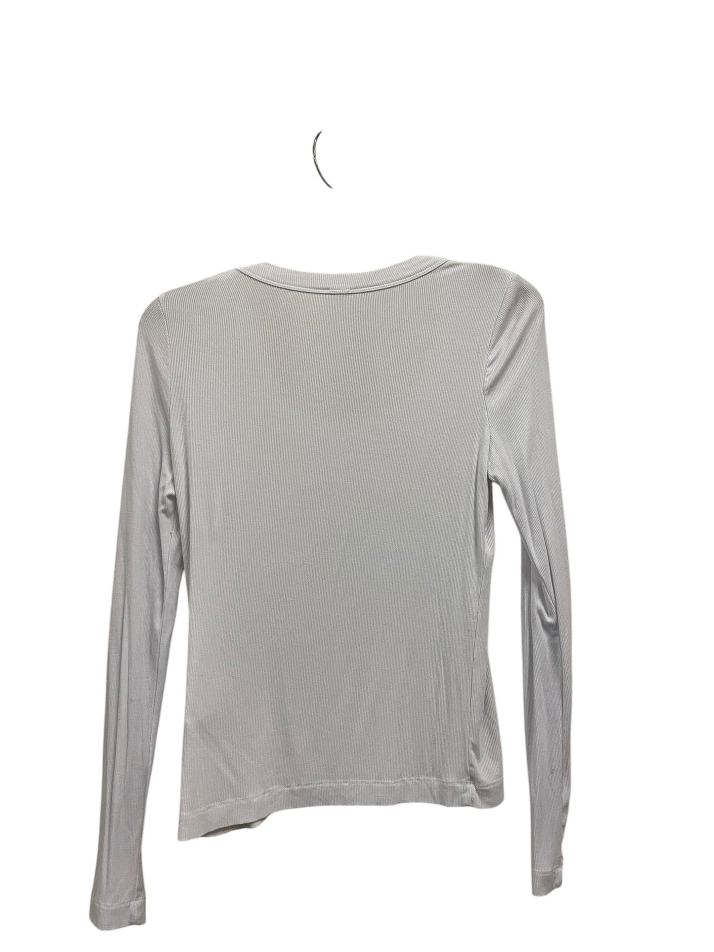 Top Long Sleeve By Cotton On In White, Size: L