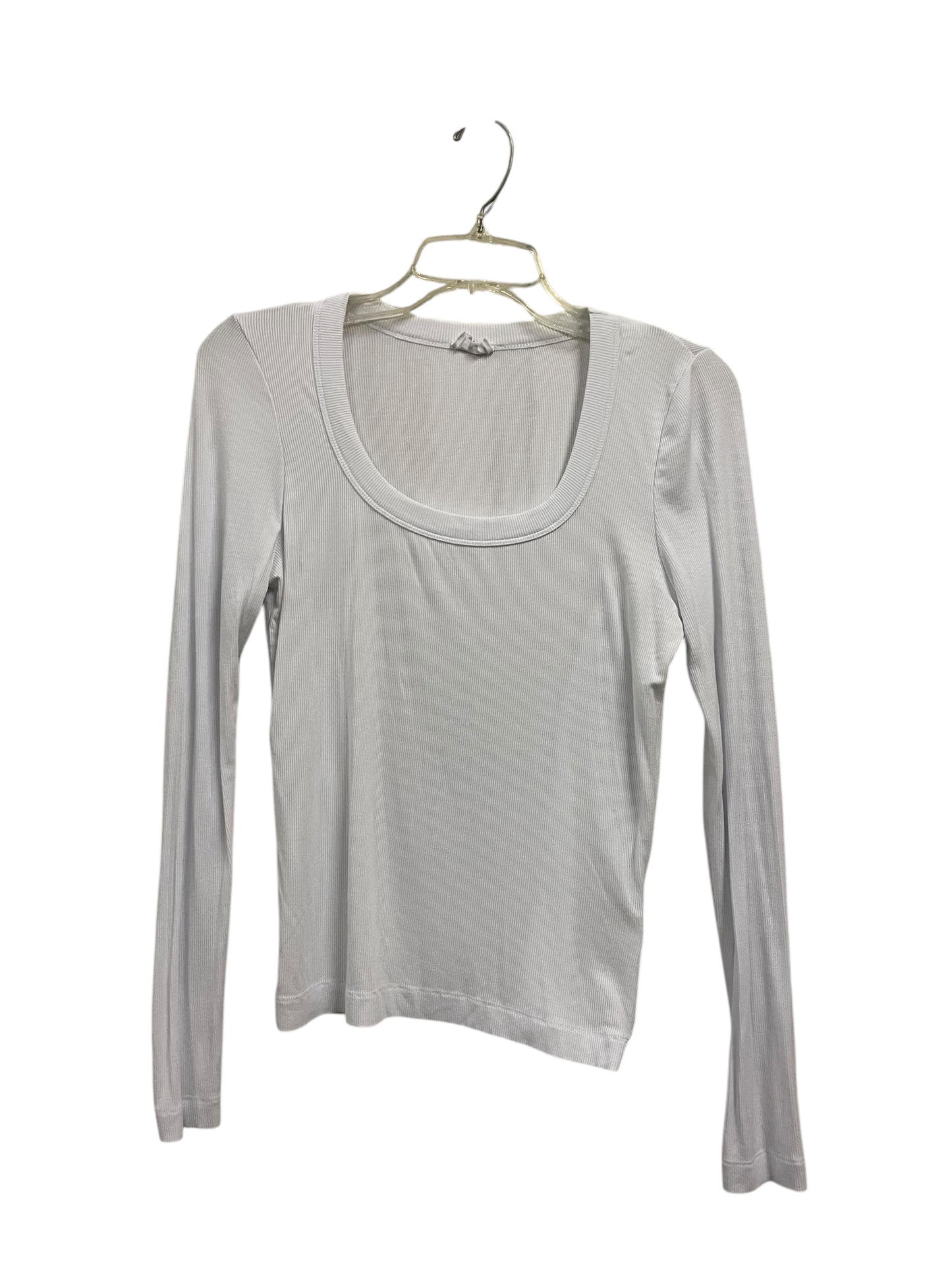 Top Long Sleeve By Cotton On In White, Size: L