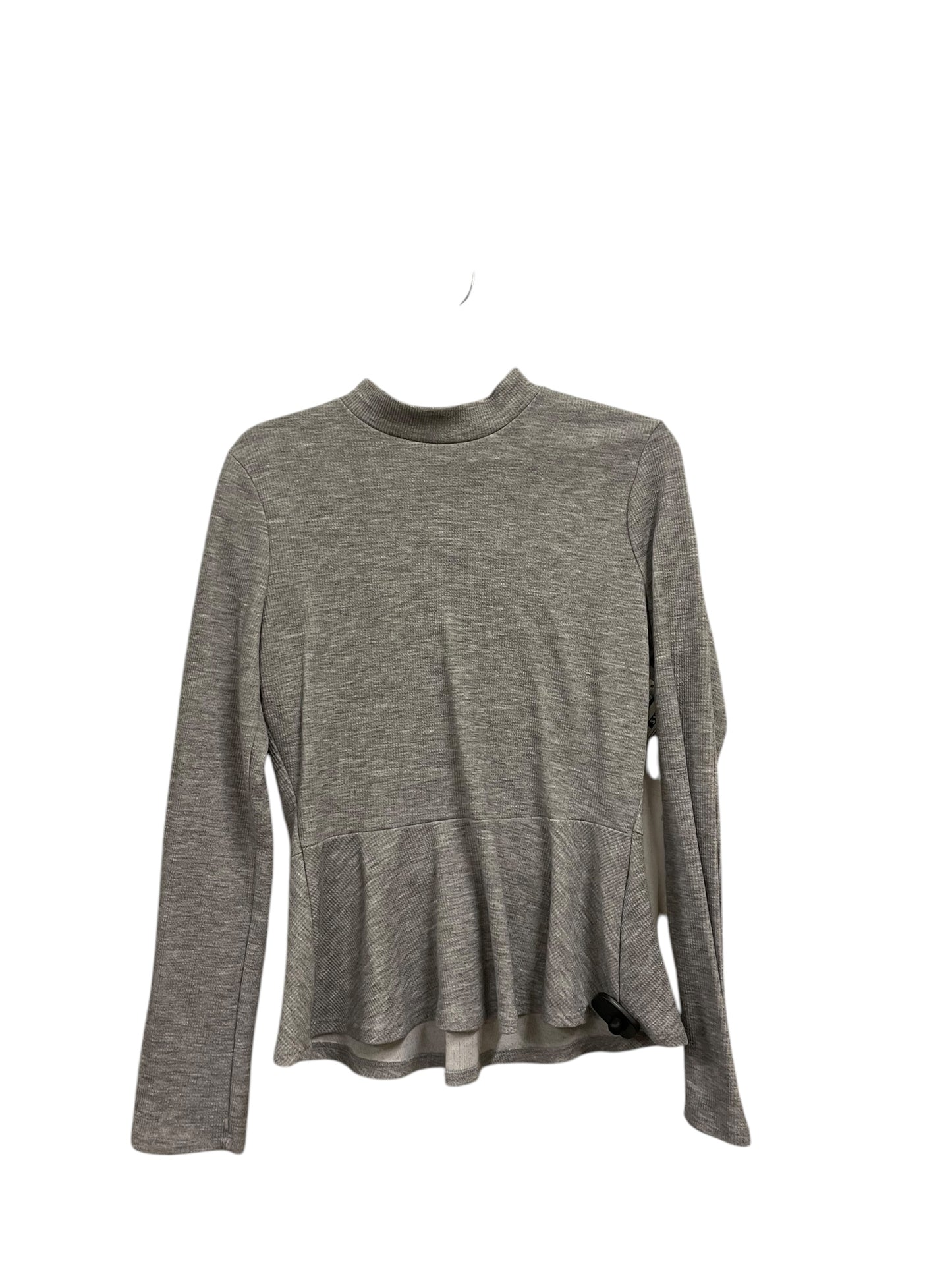 Top Long Sleeve By Everly In Grey, Size: L