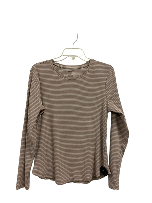 Top Long Sleeve By Sonoma In Brown, Size: L