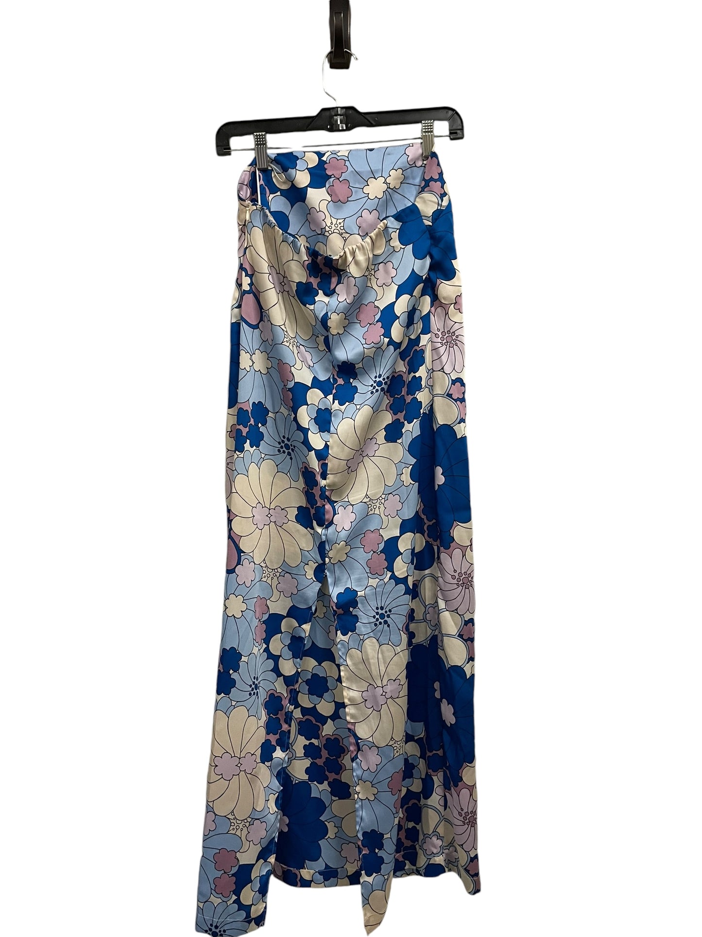 Dress Casual Midi By Zara In Blue, Size: Xs