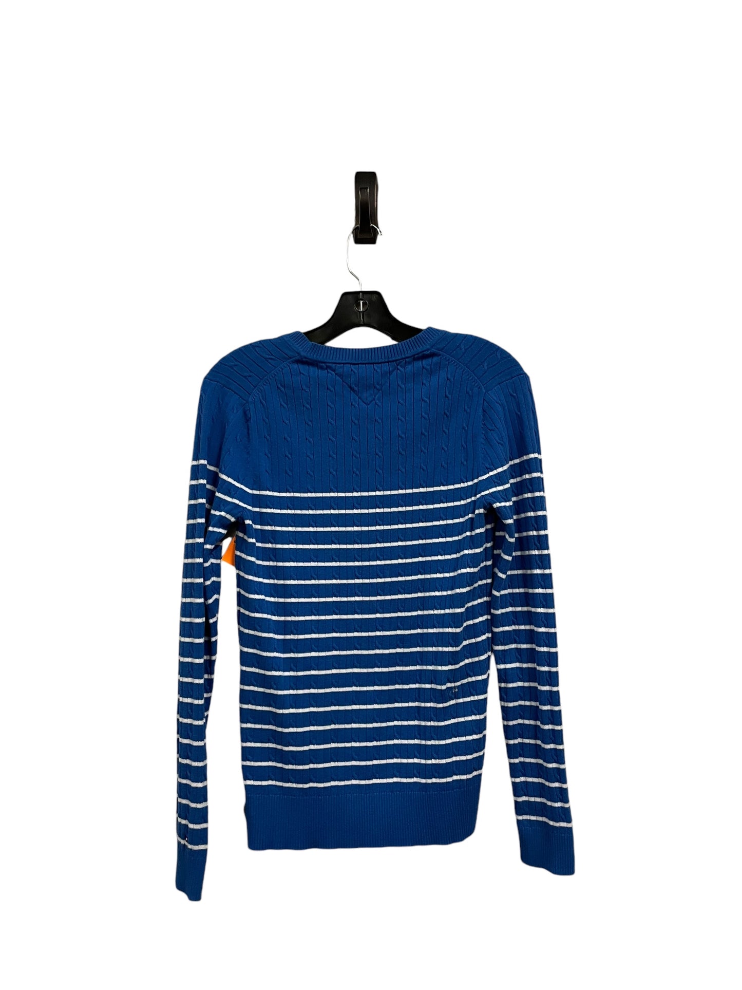 Top Long Sleeve By Tommy Hilfiger In Blue, Size: L