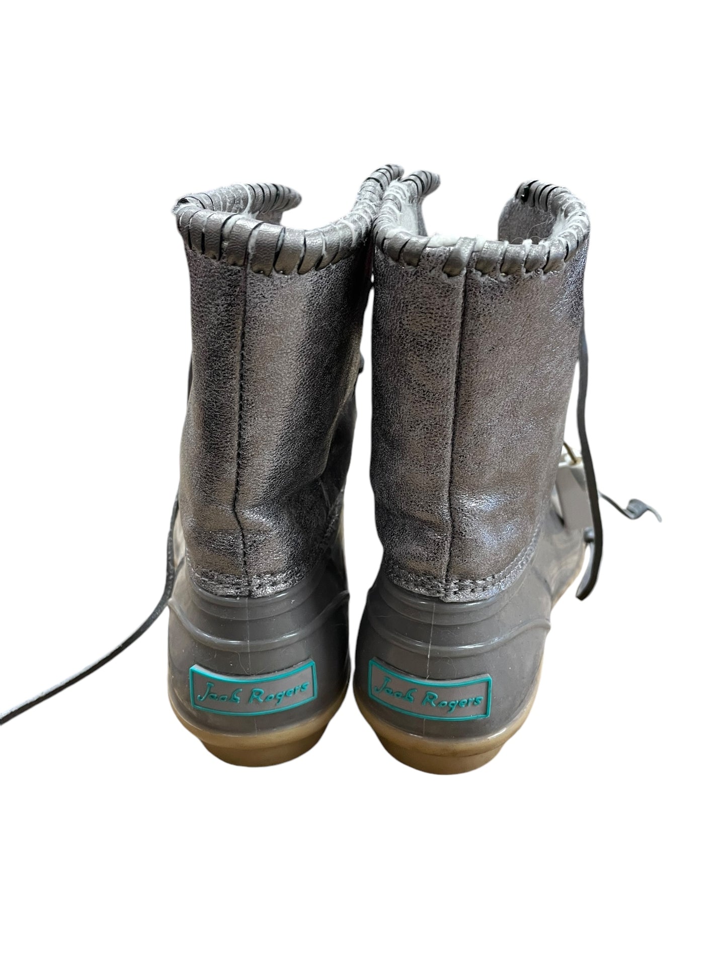 Boots Rain By Jack Rogers In Silver, Size: 6