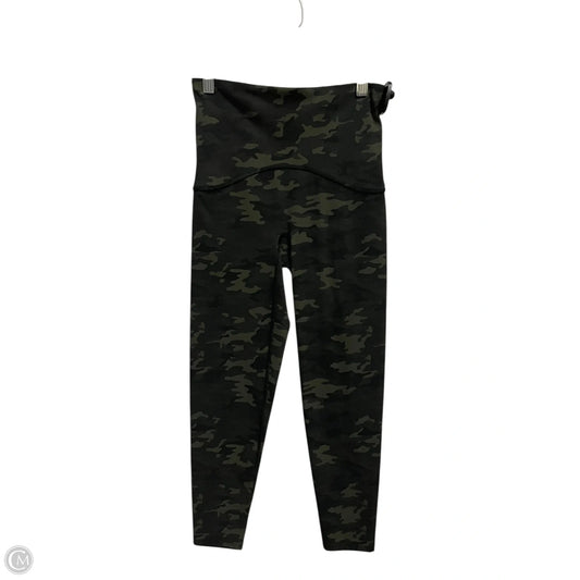 Athletic Leggings By Spanx In Camouflage Print, Size: S