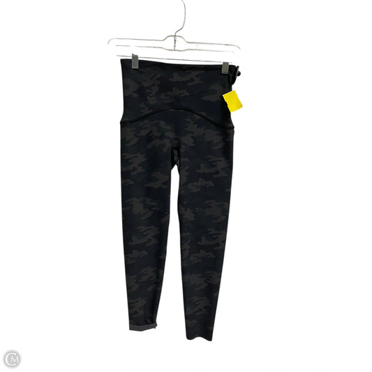 Athletic Leggings By Spanx In Camouflage Print, Size: S