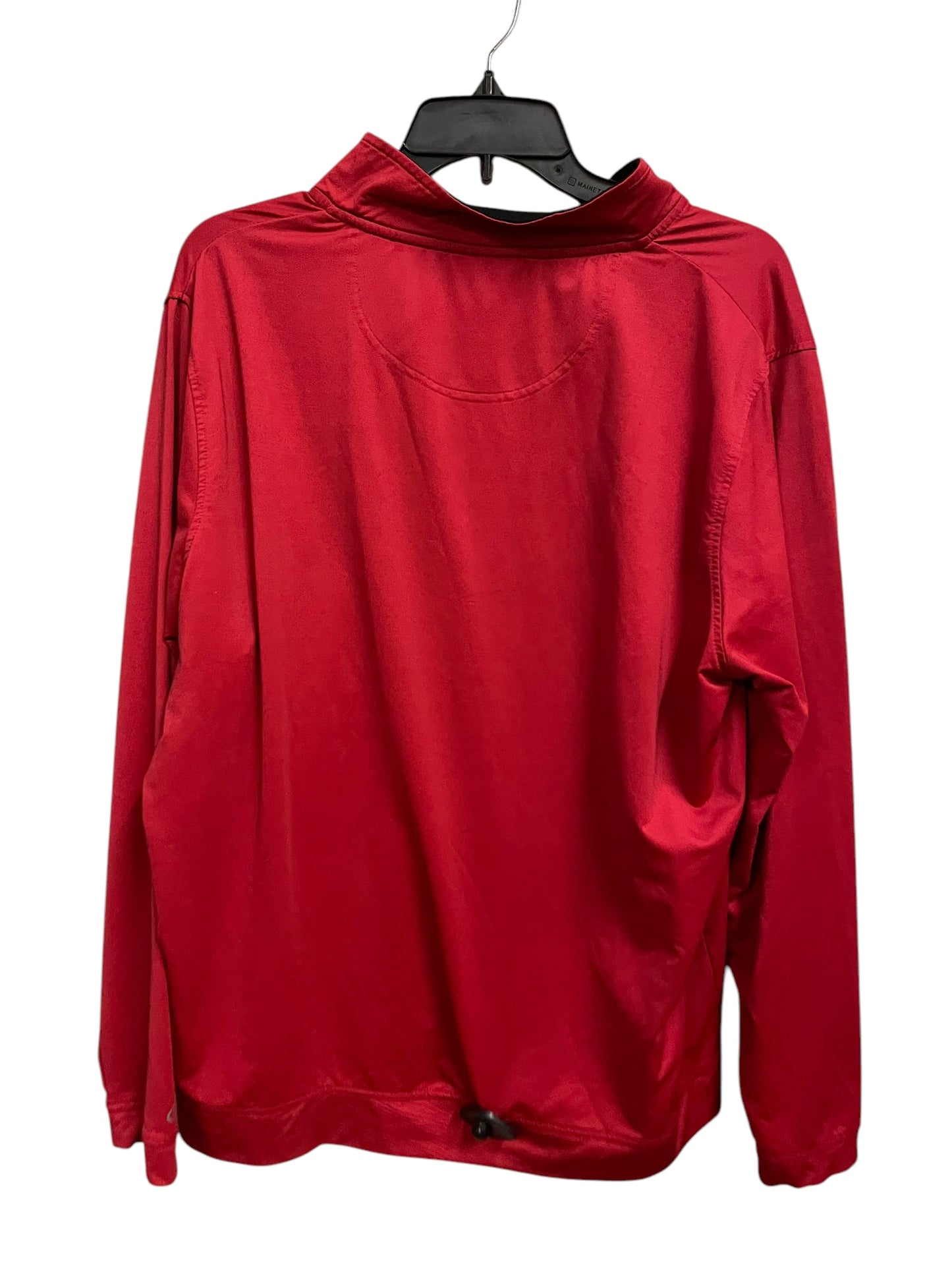 Top Long Sleeve By Champion In Red, Size: L