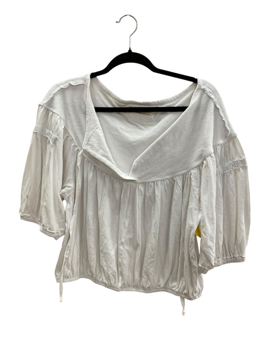 Top Long Sleeve By We The Free In White, Size: L