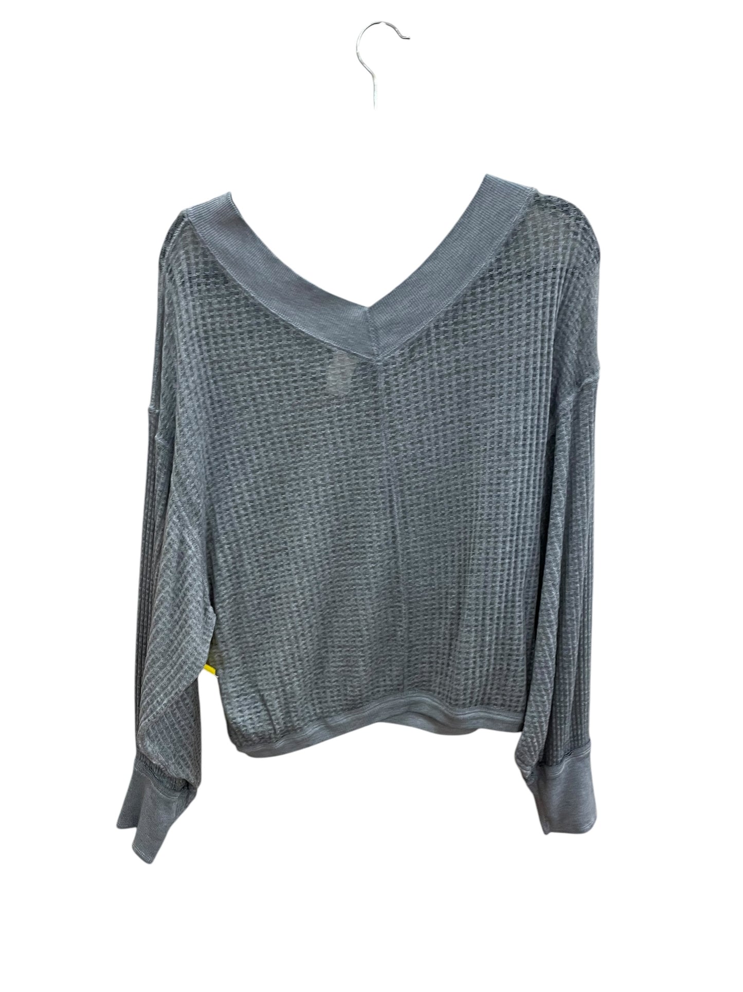 Top Long Sleeve By We The Free In Grey, Size: Xs