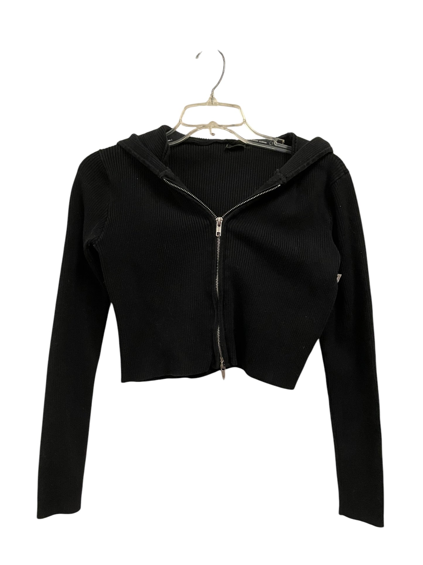 Top Long Sleeve By Brandy Melville In Black, Size: S