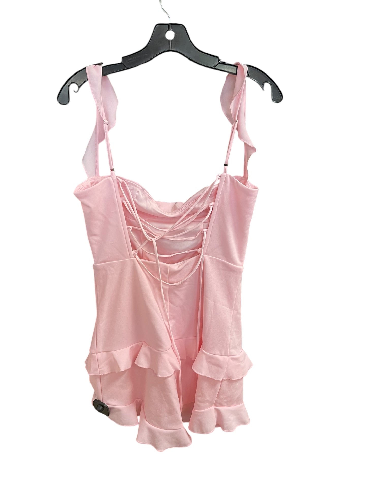 Dress Casual Short By Clothes Mentor In Pink, Size: L