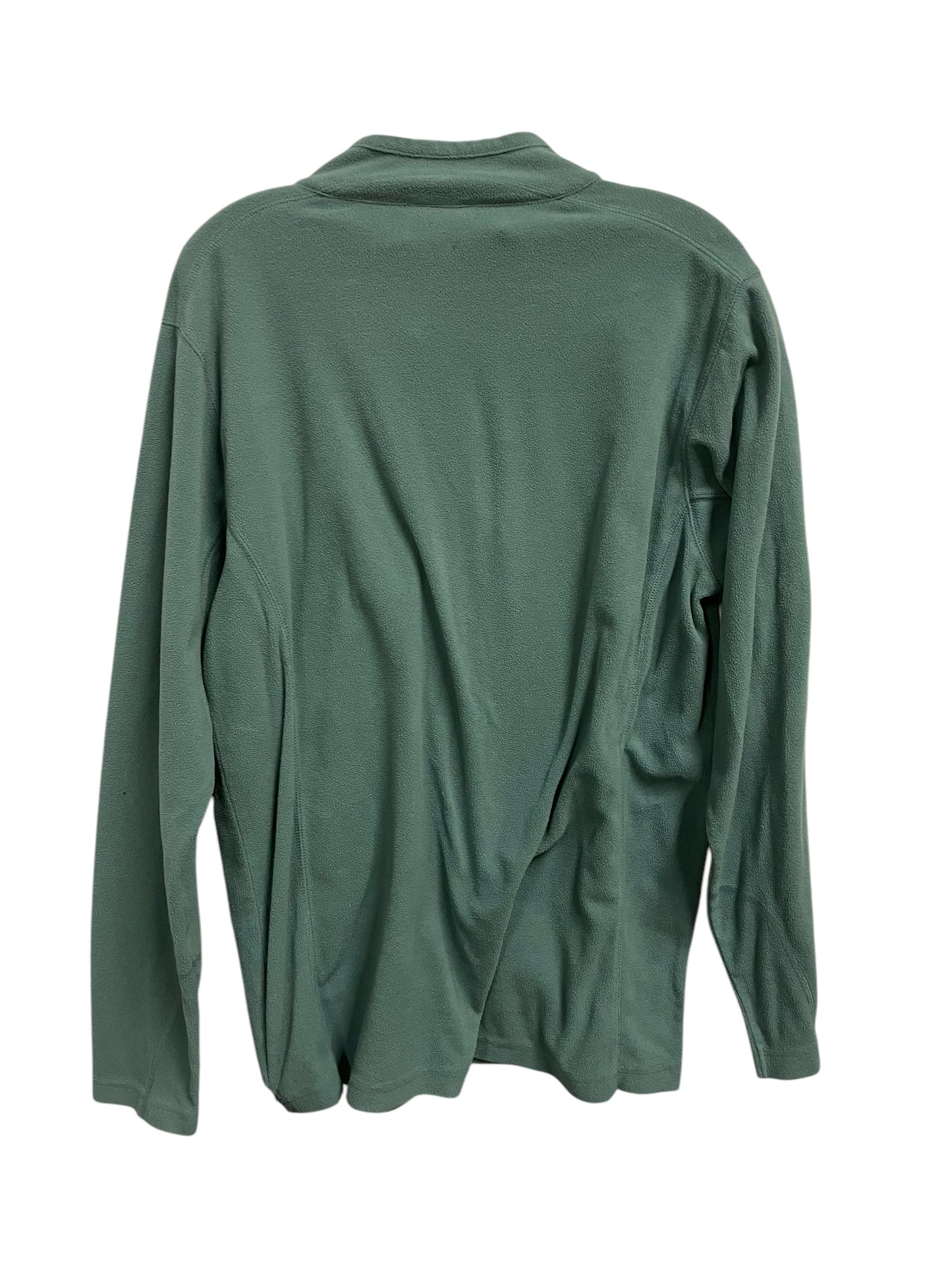 Athletic Sweatshirt Collar By Columbia In Green, Size: M