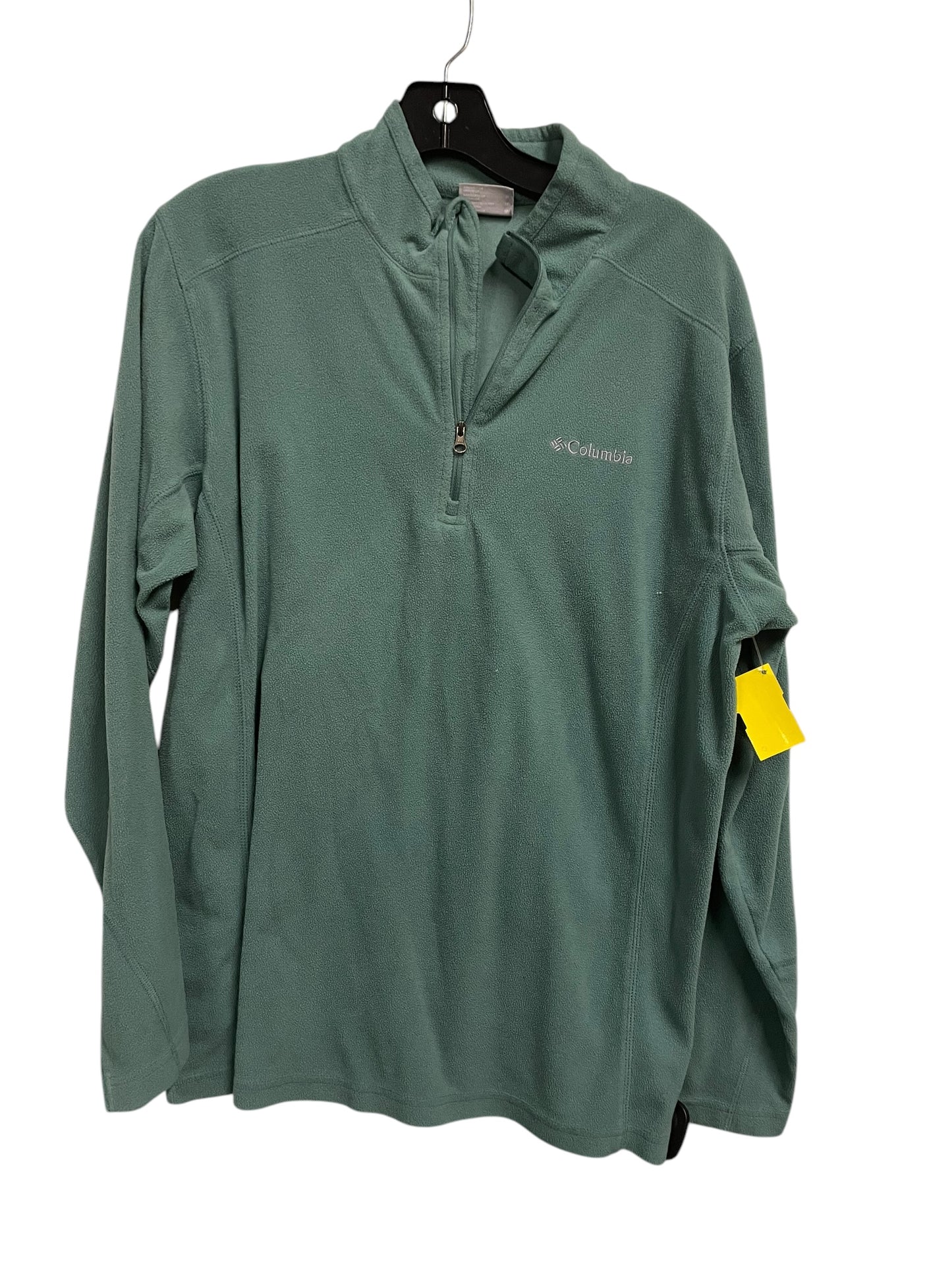 Athletic Sweatshirt Collar By Columbia In Green, Size: M