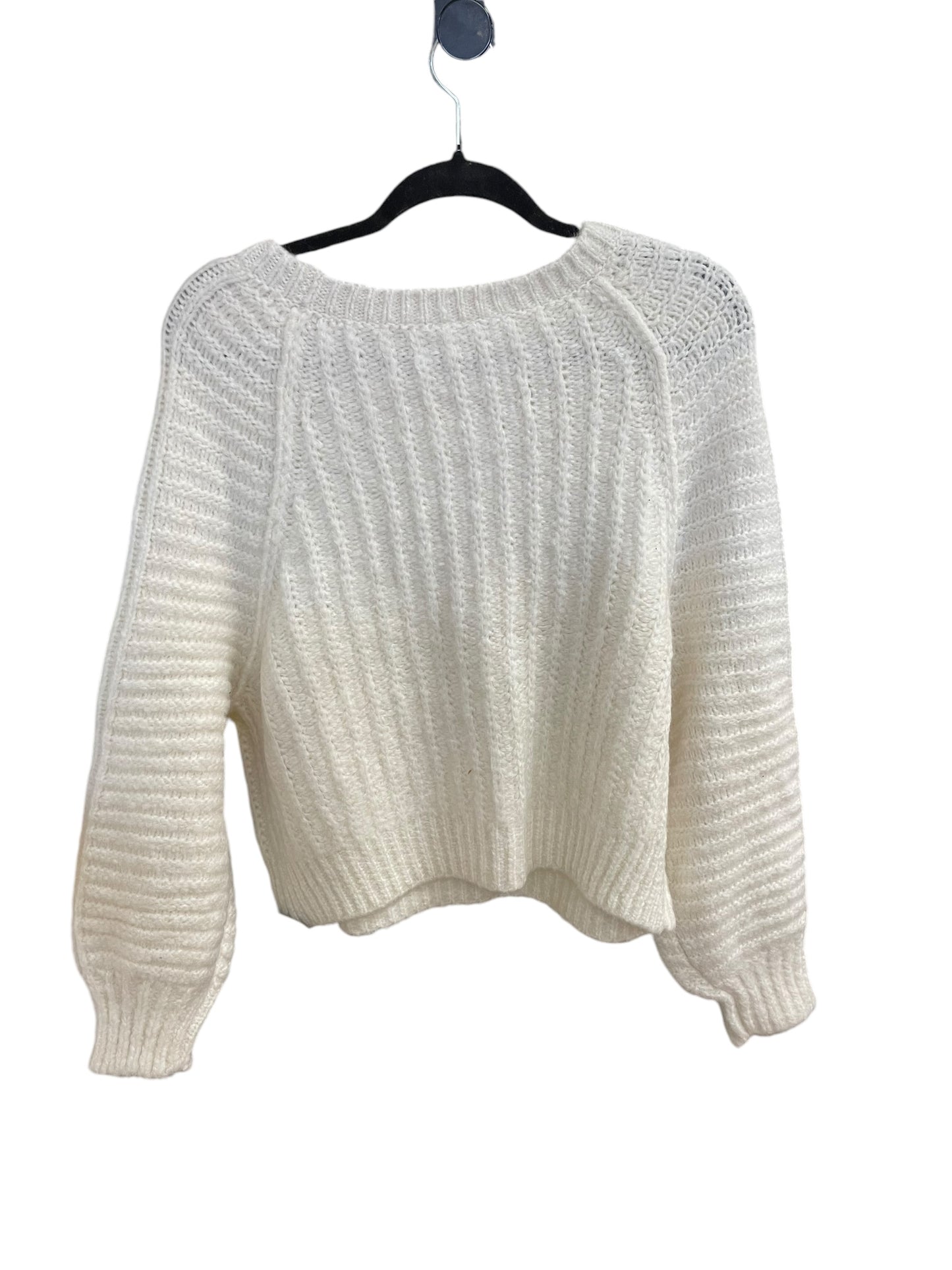 Sweater By Free People In White, Size: Xs