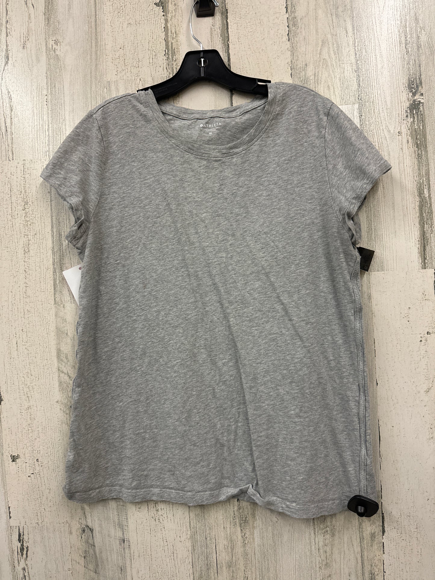 Grey Top Short Sleeve Athleta, Size Xl