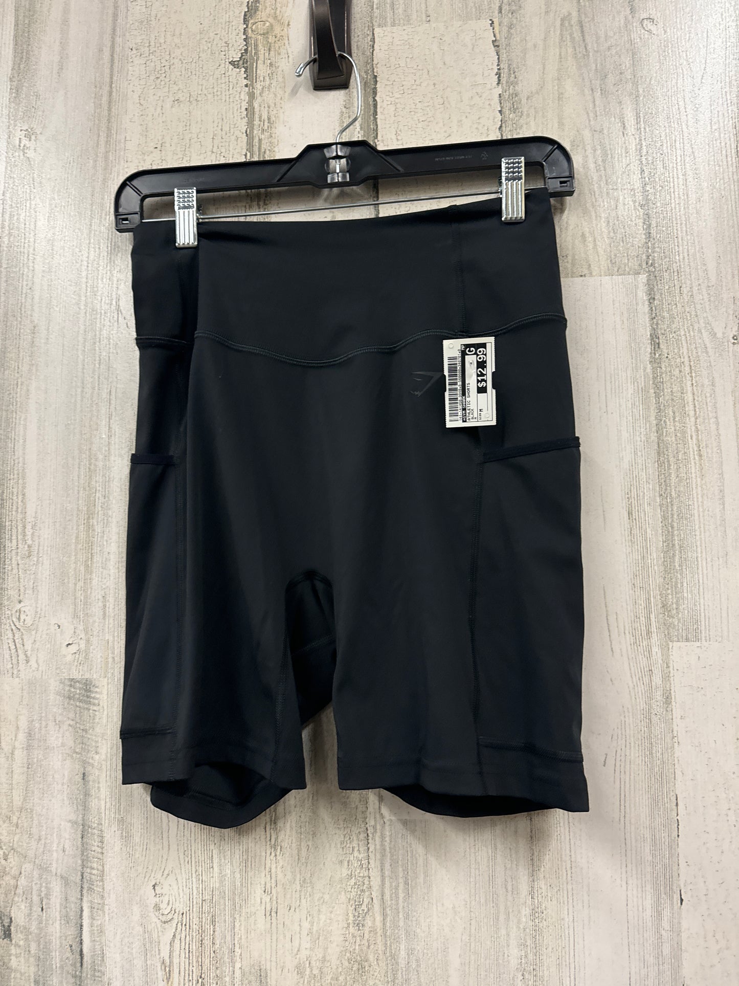 Black Athletic Shorts Gym Shark, Size M