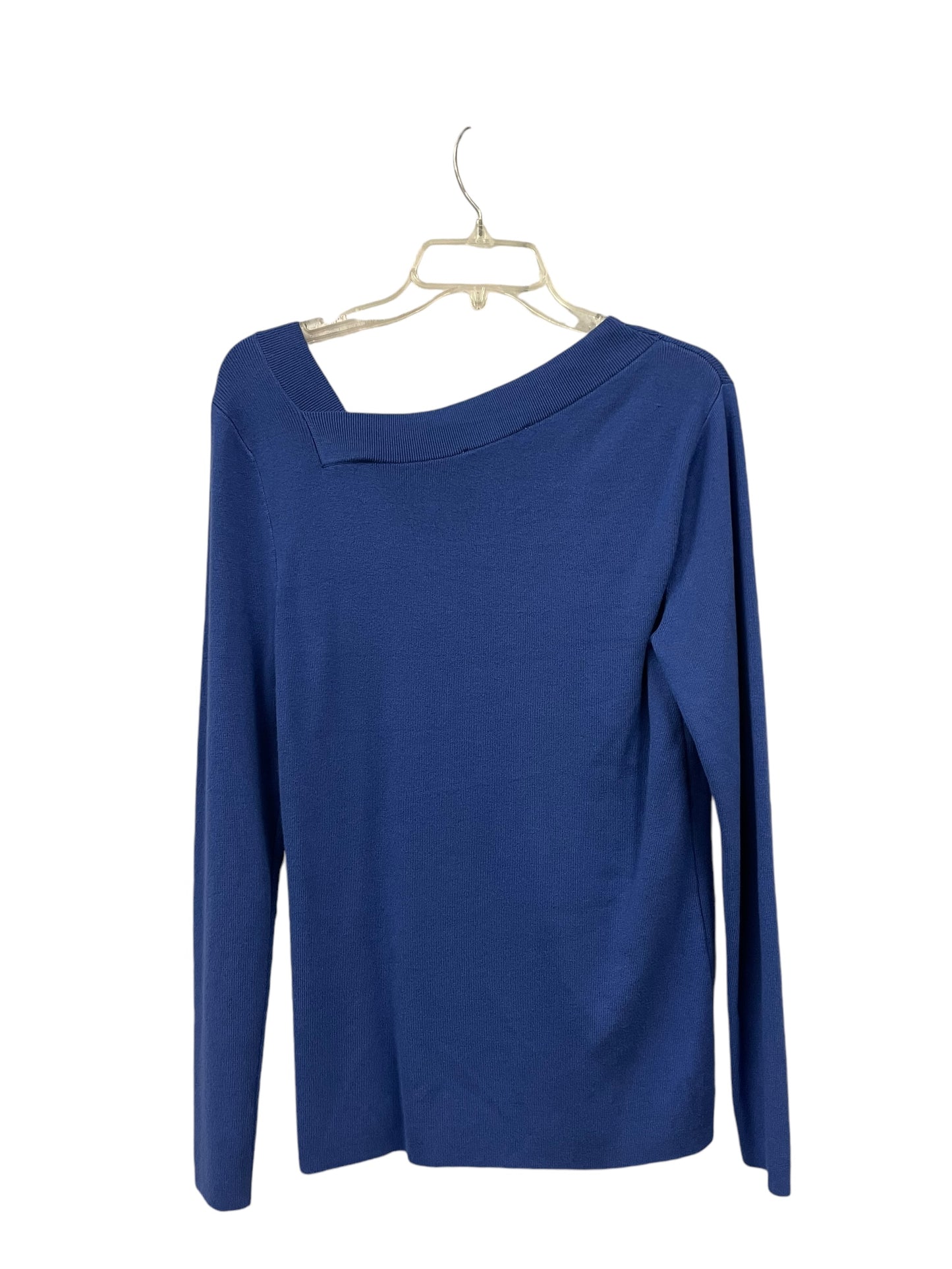 Top Long Sleeve By White House Black Market In Blue, Size: Xl