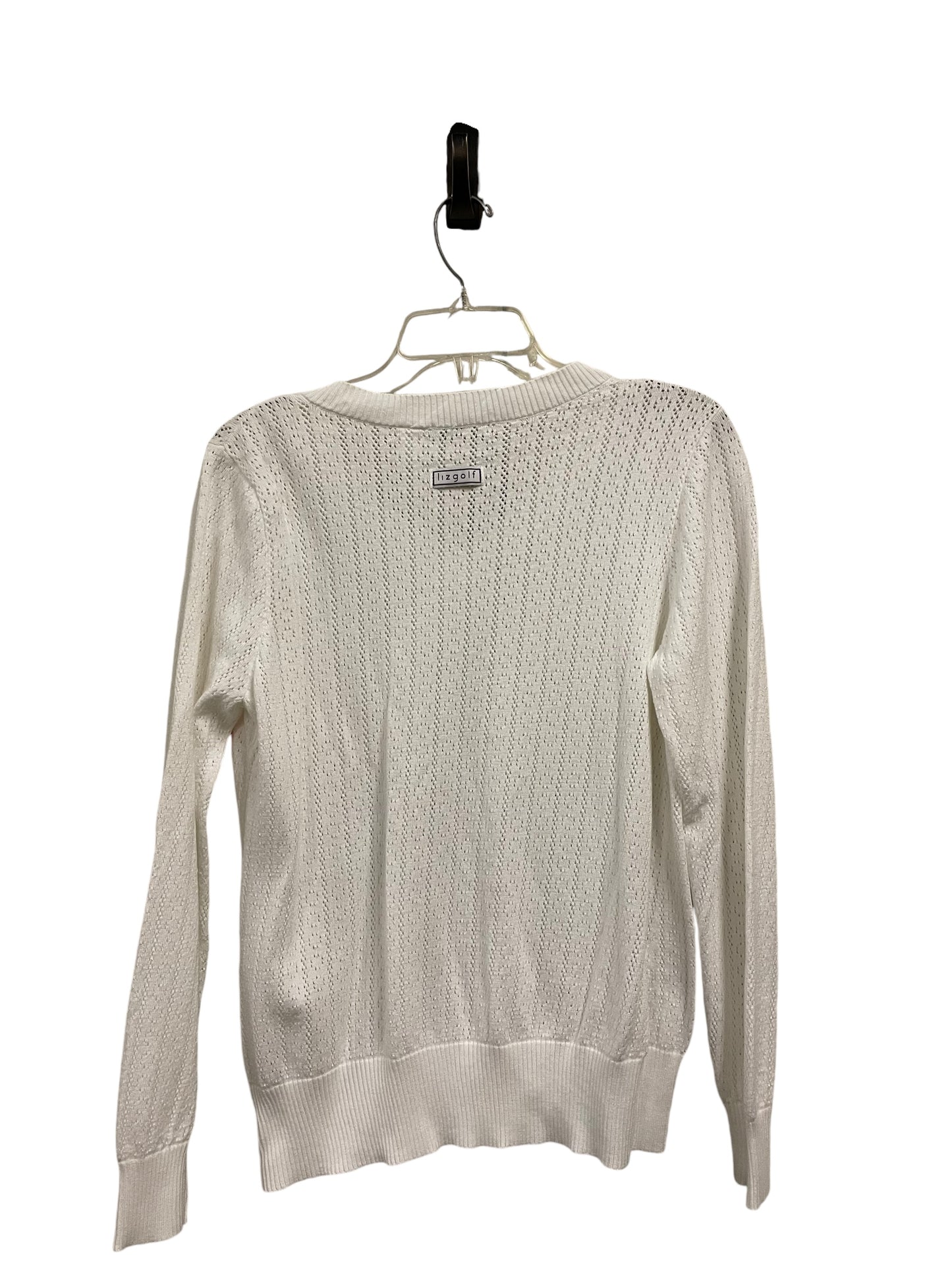 Top Long Sleeve By Clothes Mentor In White, Size: Xl