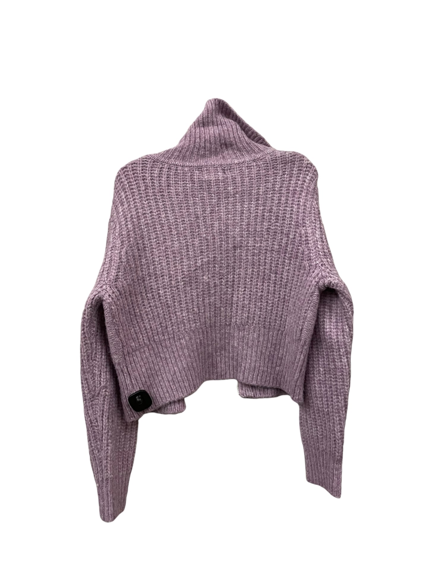 Sweater Cardigan By Universal Thread In Purple, Size: M