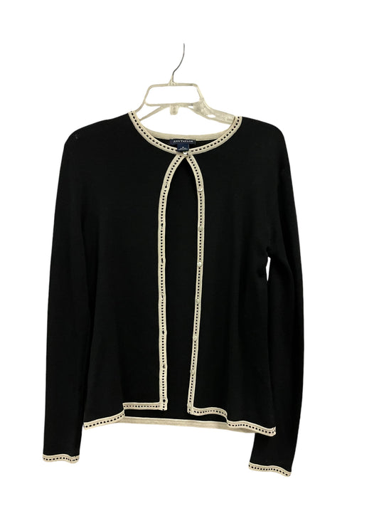 Cardigan By Ann Taylor In Black, Size: M