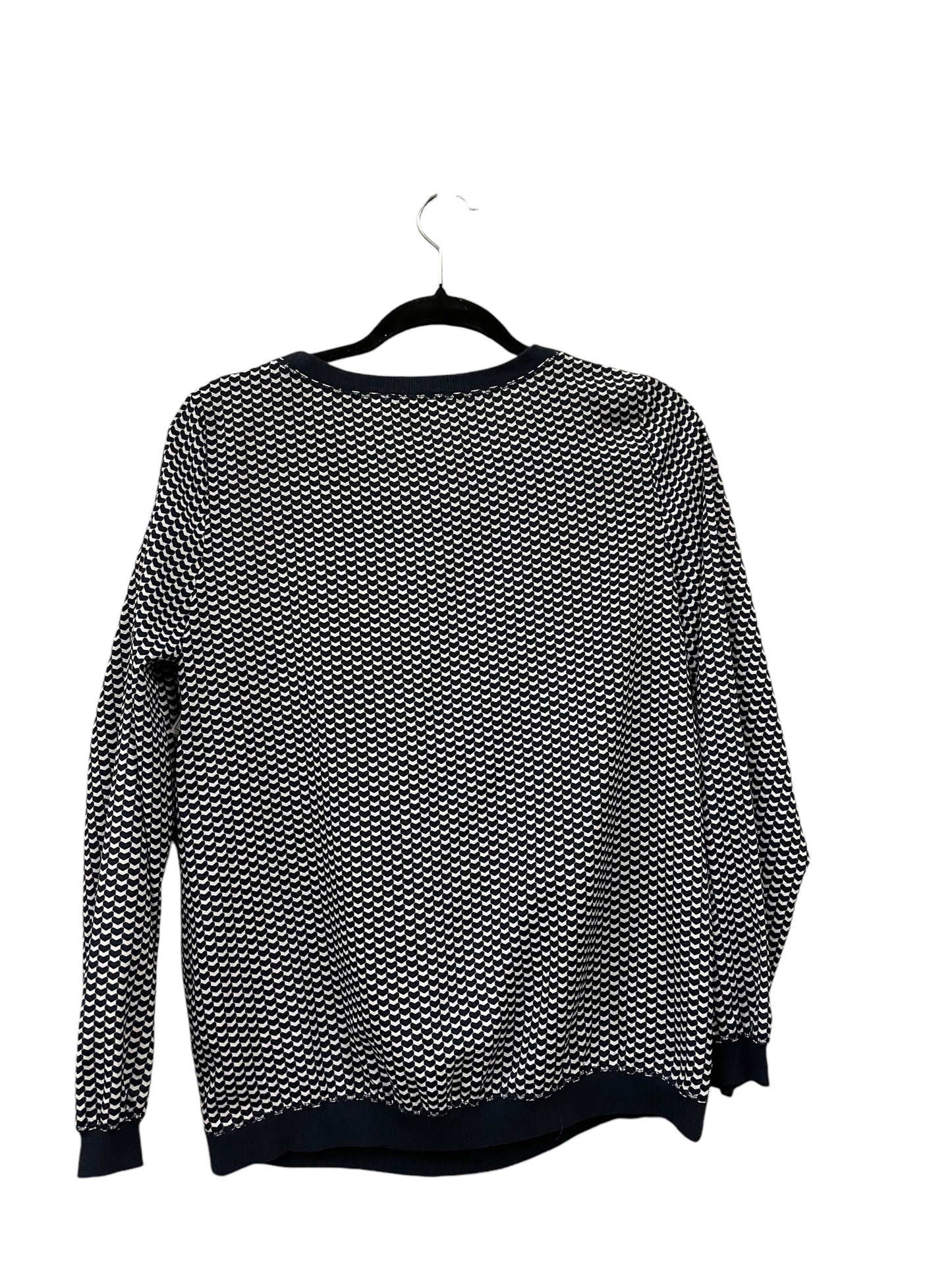 Top Long Sleeve By Liz Claiborne In Blue, Size: S