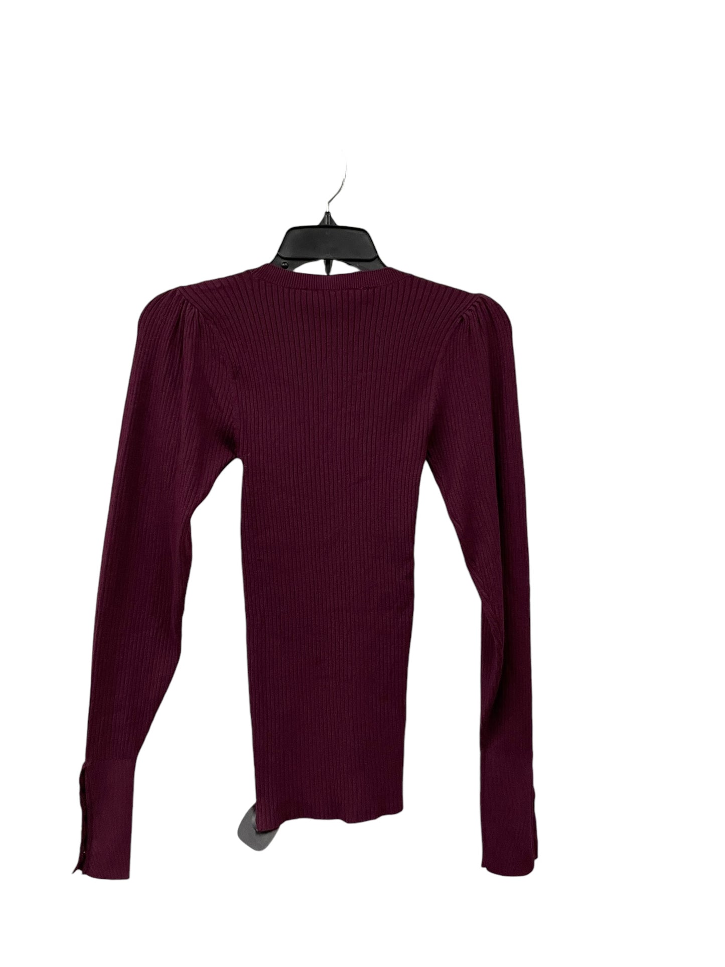 TOP LS BASIC LOFT in PURPLE, Size: XS