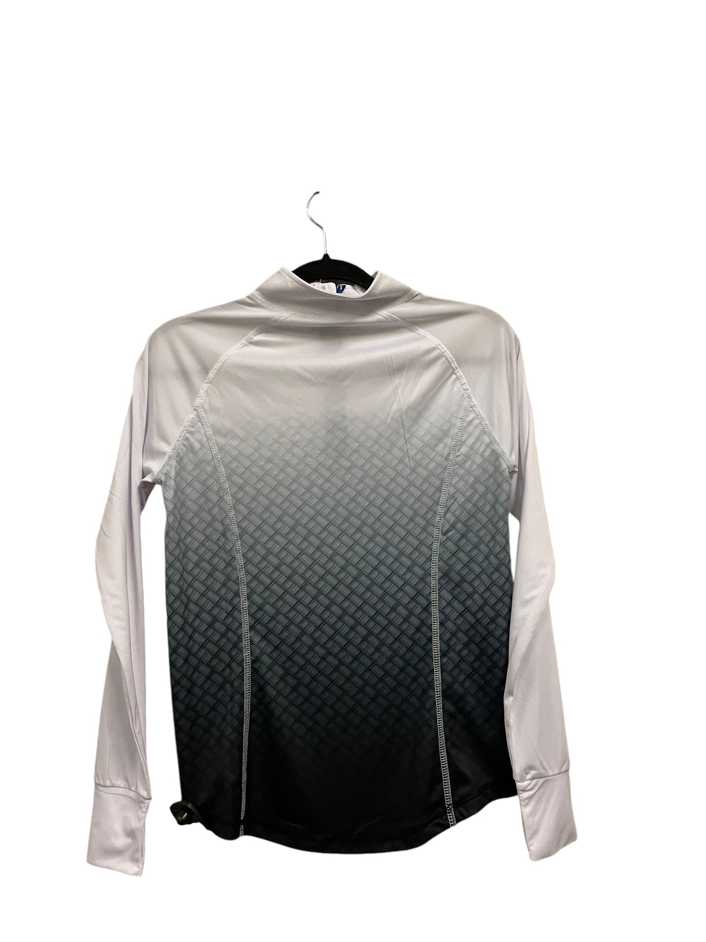 Athletic Top Long Sleeve Collar By Colosseum In White, Size: S