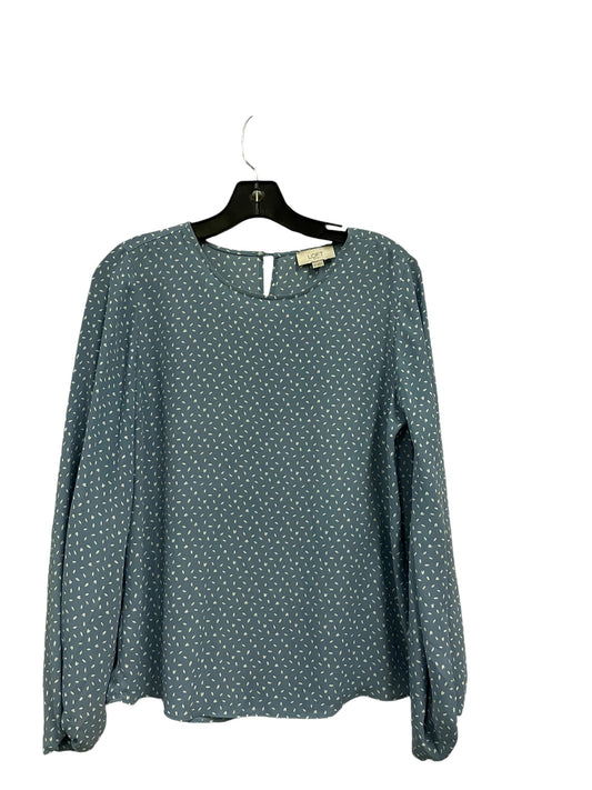 Top Long Sleeve By Loft In Blue, Size: Xs