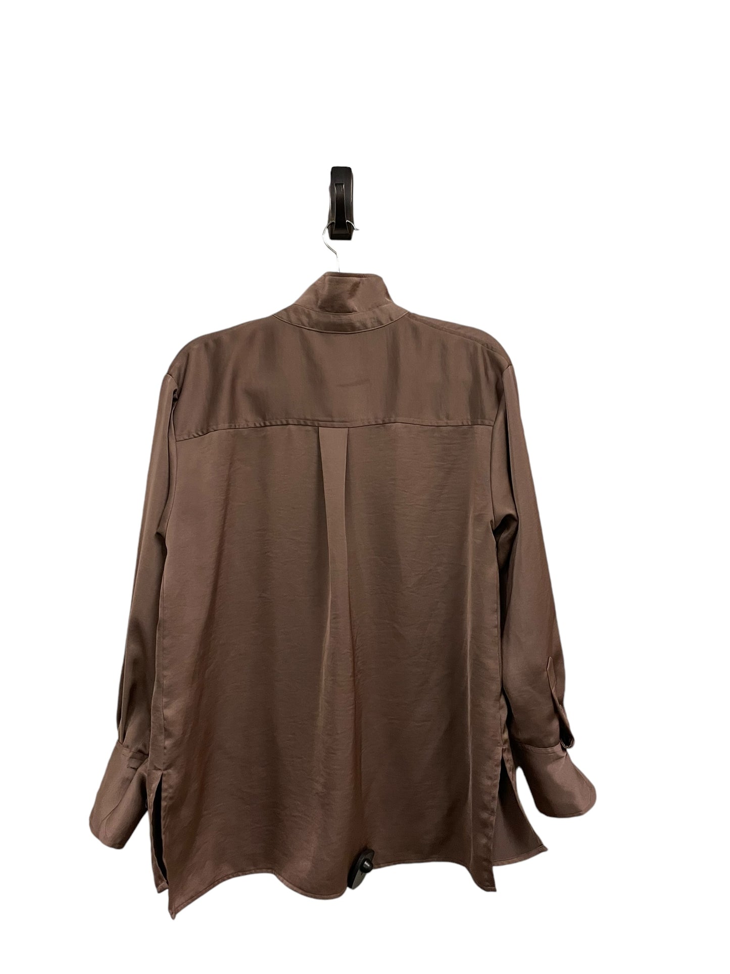 Top Long Sleeve By A New Day In Bronze, Size: M