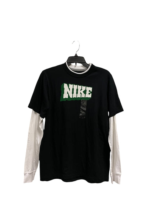 Top Long Sleeve By Nike Apparel In Navy, Size: Xl