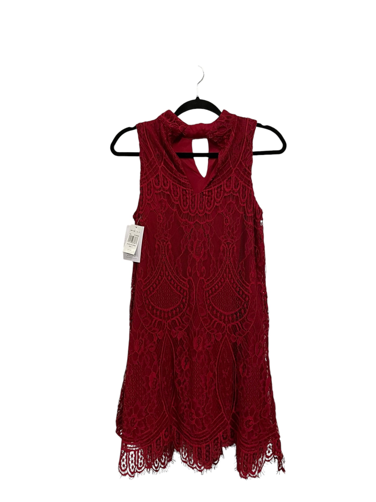 Dress Casual Short By Love Fire In Red, Size: S