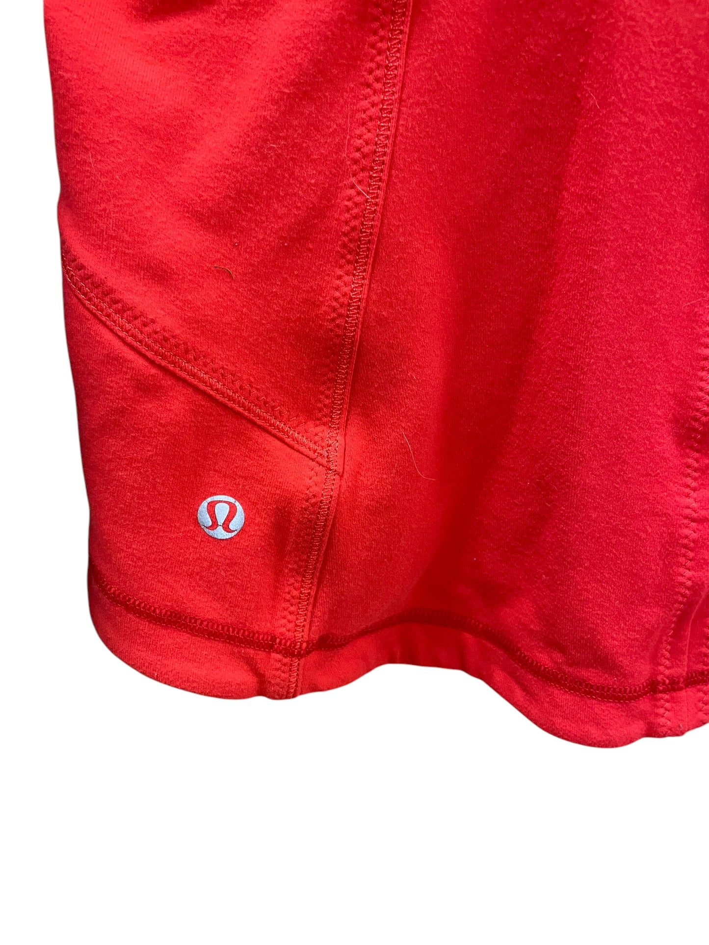 Athletic Jacket By Lululemon In Red, Size: S