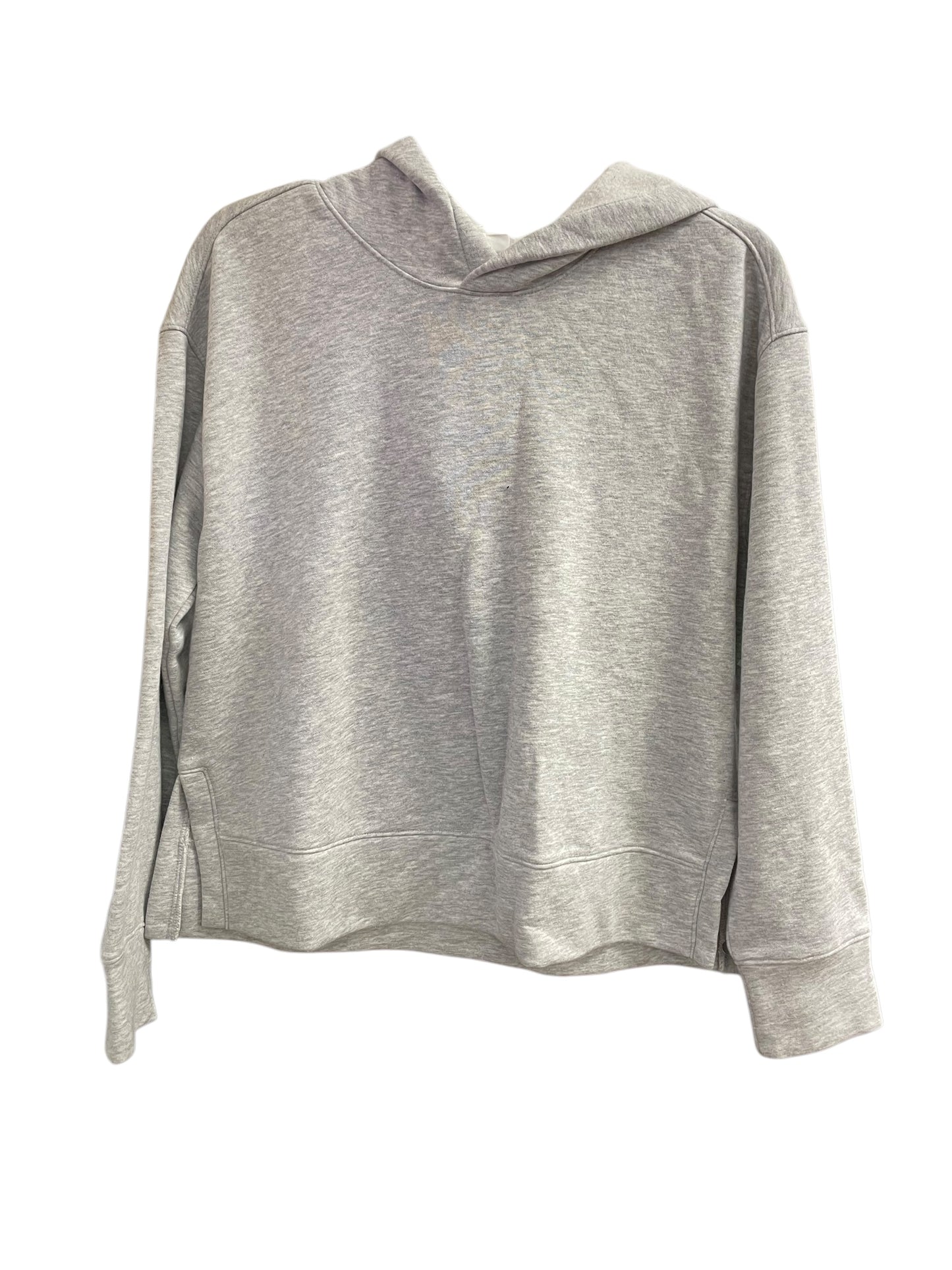 Sweatshirt Hoodie By Clothes Mentor In Grey, Size: M