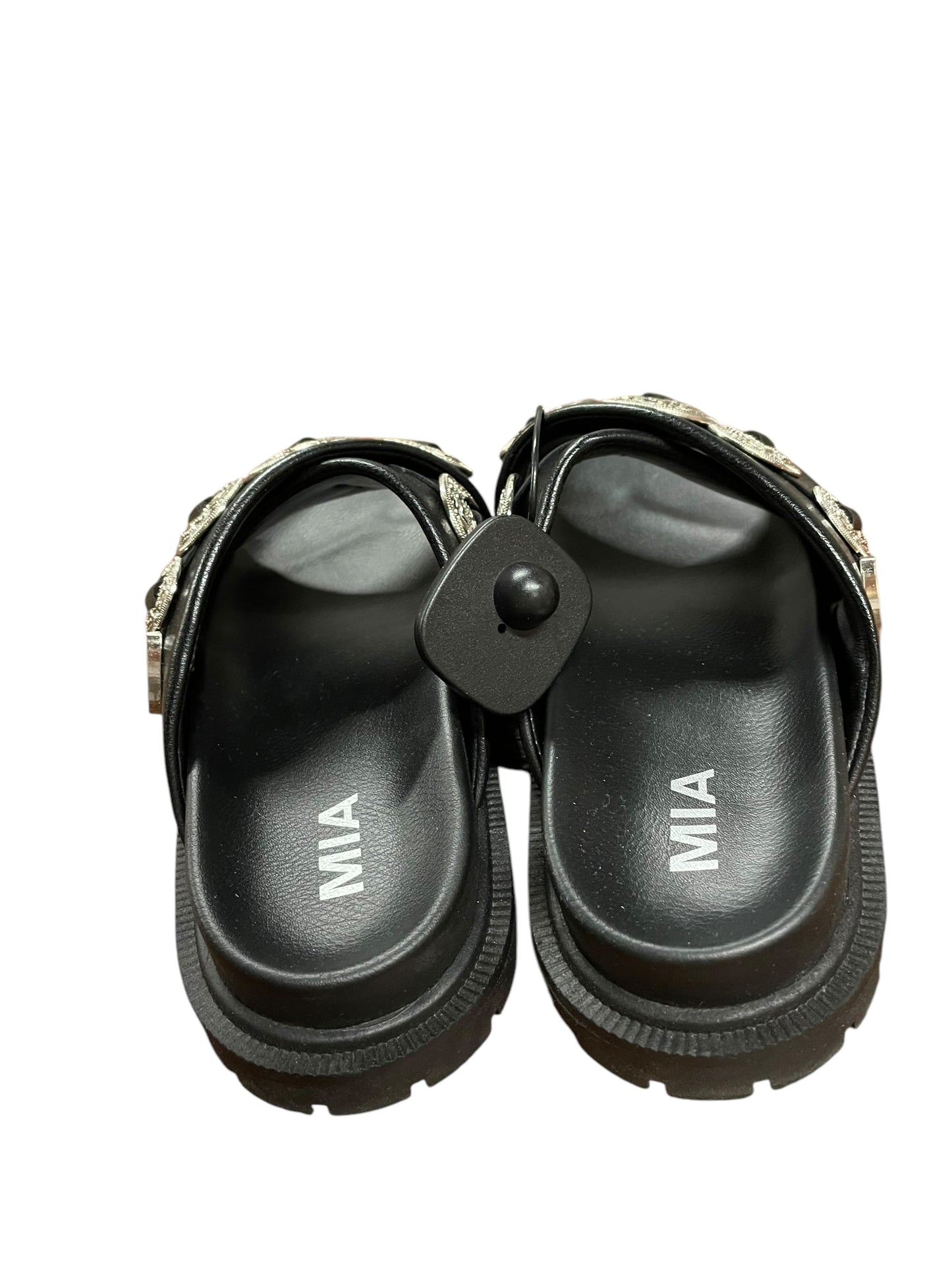 Sandals Flats By Mia In Black, Size: 8