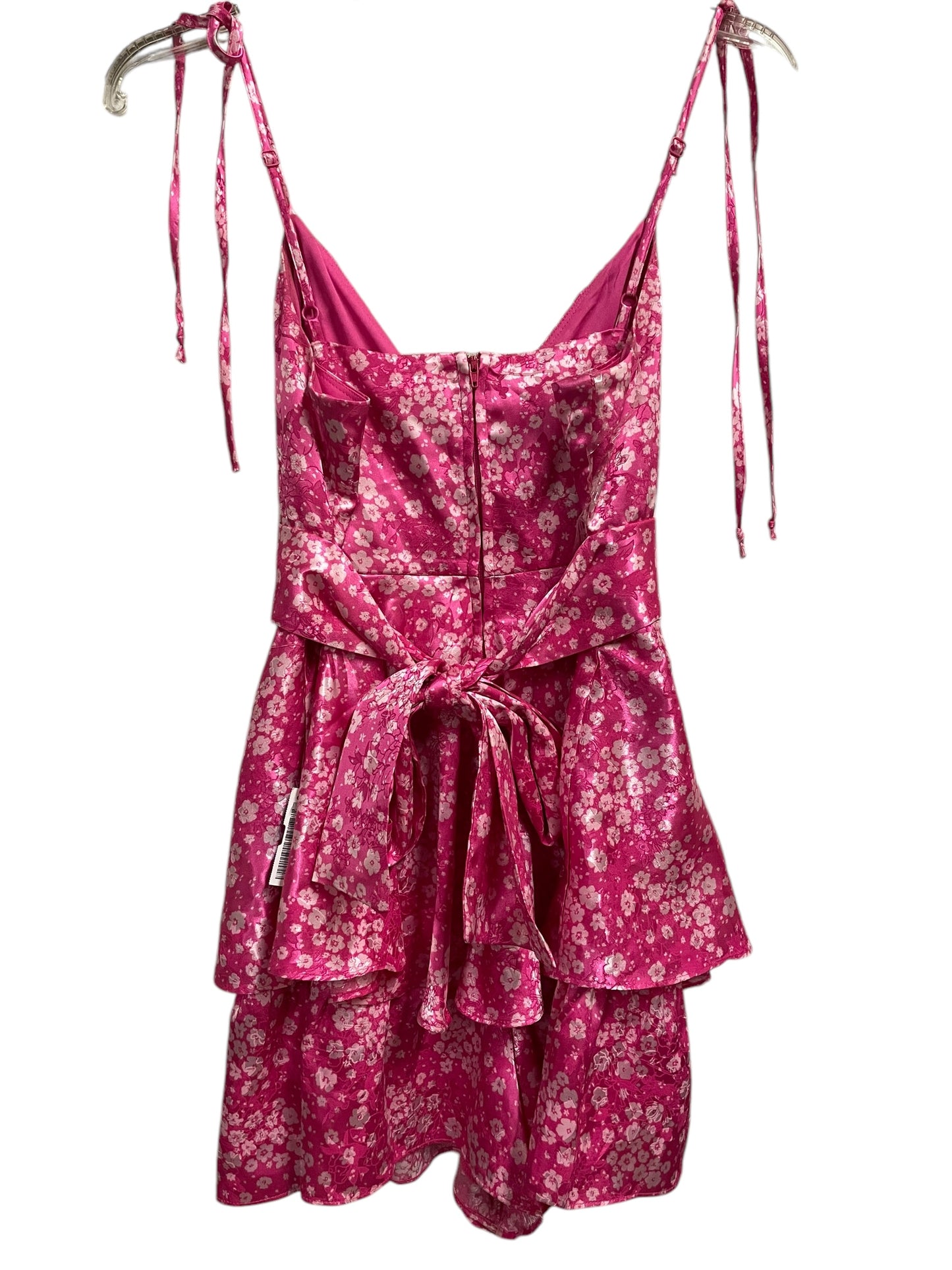 Dress Casual Short By Crystal In Pink, Size: M