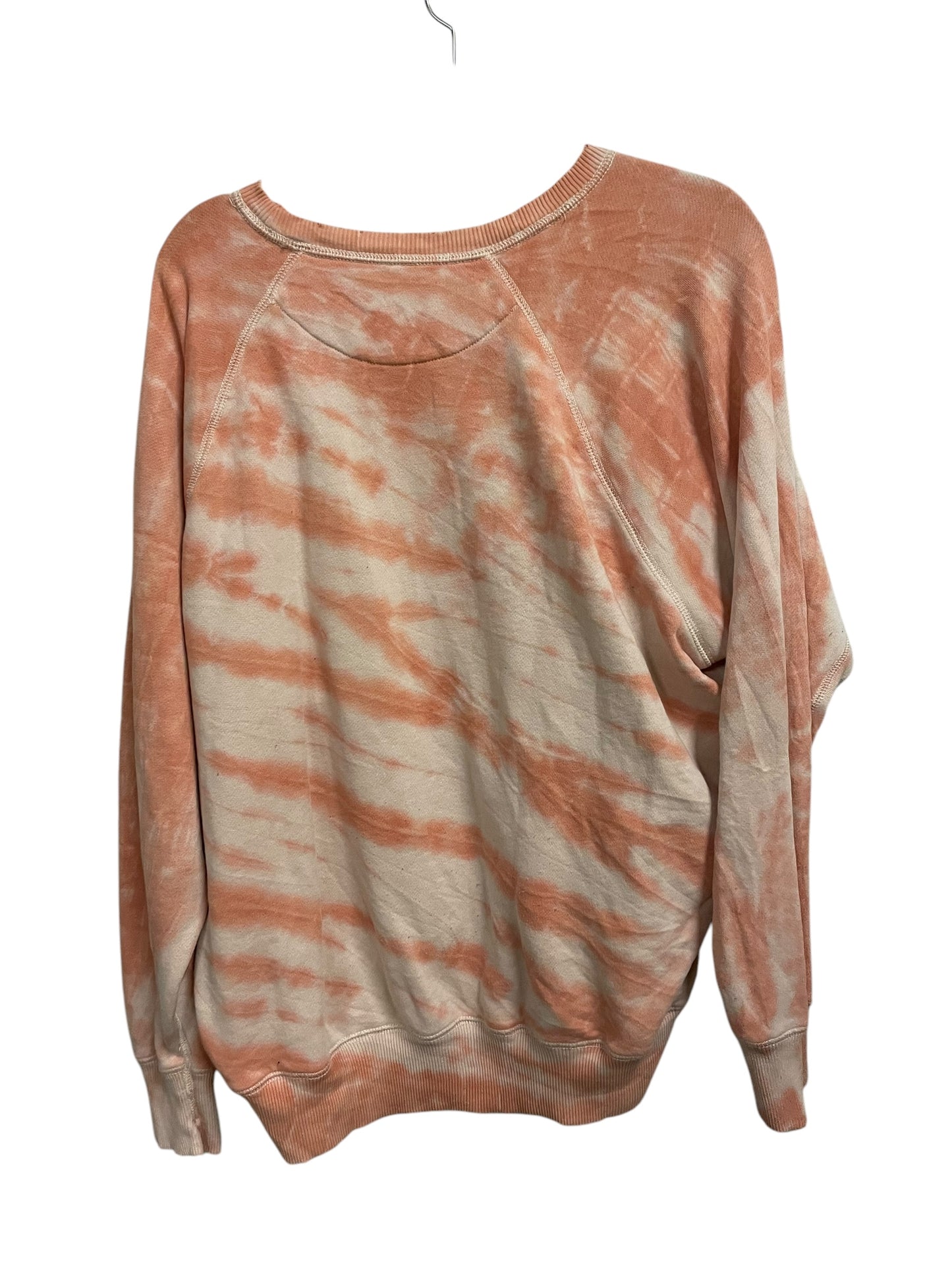 Sweatshirt Crewneck By Aerie In Tie Dye Print, Size: L