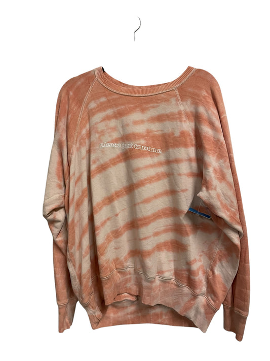 Sweatshirt Crewneck By Aerie In Tie Dye Print, Size: L